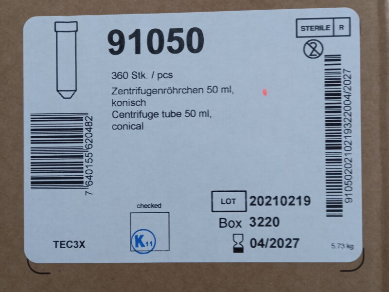 50 mL Centrifuge Tube (Sterile)
