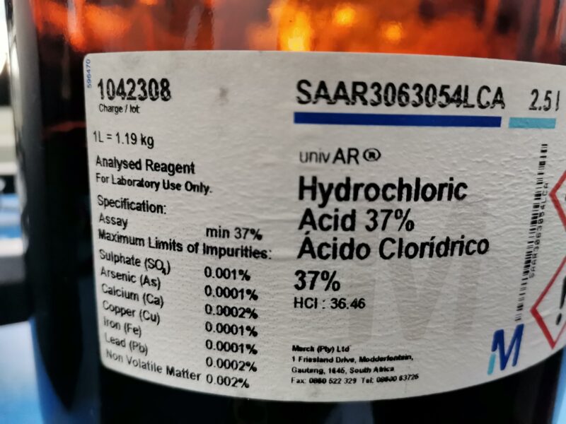 Hydrochloric acid 37%
