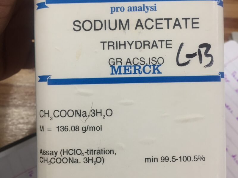 Sodium Acetate Tryhydrate