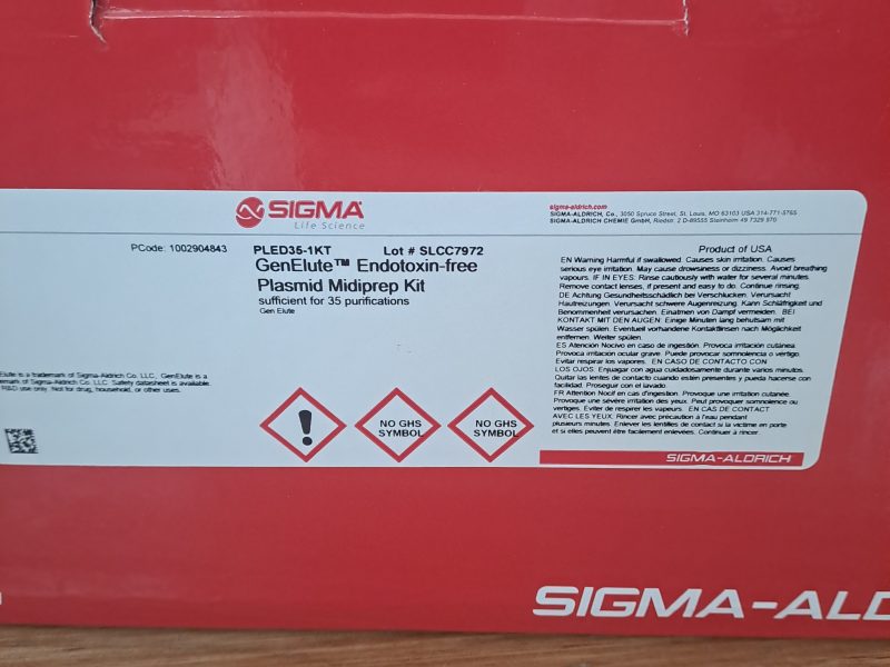 GenElute Endotoxin-free Plasmid Midiprep Kit
