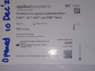 96-well 0.2-ml Spectral Calibration Plate 1